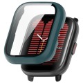 For Amazfit Aactive PC Integrated Tempered Glass Watch Case(Green)