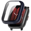 For Amazfit Aactive PC Integrated Tempered Glass Watch Case(Blue)