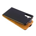 For Samsung Galaxy M34 5G Vertical Flip Leather Phone Case with Card Slot(Black)