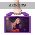For Amazon Fire Max 11 2023 Thumb Bracket EVA Shockproof Tablet Case(Purple)