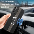 For Samsung Galaxy S20 Magnetic Litchi Leather Back Phone Case with Holder(Black)