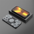 For iPhone 14 Pro Supersonic Armor Holder PC Hybrid TPU Phone Case(Grey)