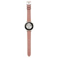 For Huawei Watch GT4 41mm 18mm Thread Pin Buckle Leather Watch Band(Pink)
