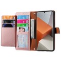 For Xiaomi Redmi Note 13 Pro+ Love Zipper Lanyard Leather Phone Case(Pink)
