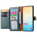 For Samsung Galaxy S24 5G Love Zipper Lanyard Leather Phone Case(Green)