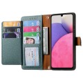 For Samsung Galaxy A33 5G Love Zipper Lanyard Leather Phone Case(Green)