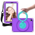 For TCL Tab 8 LE / WiFi 2023 EVA Hybrid PC Shockproof Tablet Case with Frame(Purple)