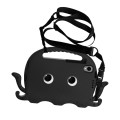 For TCL Tab 8 LE / WiFi 2023 Octopus Style EVA Hybrid PC Shockproof Tablet Case with Strap(Black)