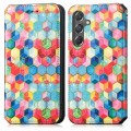 For Samsung Galaxy A15 CaseNeo Colorful Magnetic Leather Phone Case(Magic Space)
