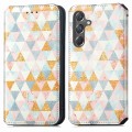 For Samsung Galaxy A15 CaseNeo Colorful Magnetic Leather Phone Case(Rhombus)