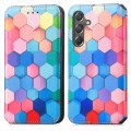 For Samsung Galaxy A15 CaseNeo Colorful Magnetic Leather Phone Case(Colorful Cube)