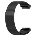 For Amazfit Active Edge A2212 Milan Magnetic Steel Mesh Watch Band(Black)