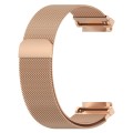 For Amazfit Active Edge A2212 Milan Magnetic Steel Mesh Watch Band(Rose Gold)