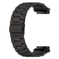 For Amazfit Active Edge A2212 Three Beads Stainless Steel Watch Band(Black)