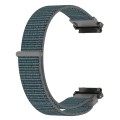 For Amazfit Active Edge A2212 Nylon Loop Hook and Loop Fastener Watch Band(Fengyun Grey)