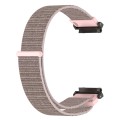 For Amazfit Active Edge A2212 Nylon Loop Hook and Loop Fastener Watch Band(Pink)