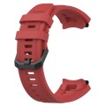 For Amazfit Active Edge A2212 Solid Color Silicone Watch Band(Red)