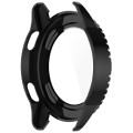 For Xiaomi Watch S3 PC + Tempered Film Integrated Watch Protective Case(Black)