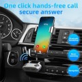 With Type-C Input TF Card Slot Hands-Free AUX Car Bluetooth Receiver