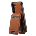 For Samsung Galaxy S23+ 5G Suteni H16 Litchi Texture Leather Detachable Wallet Back Phone Case(Black