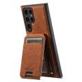 For Samsung Galaxy S22 Ultra 5G Suteni H16 Litchi Texture Leather Detachable Wallet Back Phone Case(