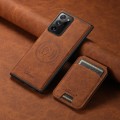 For Samsung Galaxy Note20 Ultra 5G Suteni H16 Litchi Texture Leather Detachable Wallet Back Phone Ca