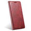 For iPhone 15 Suteni J02 Oil Wax Wallet Leather Phone Case(Red)