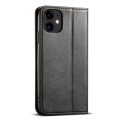 For iPhone 11 Pro Suteni J02 Oil Wax Wallet Leather Phone Case(Black)