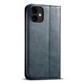 For iPhone 11 Pro Suteni J02 Oil Wax Wallet Leather Phone Case(Blue)