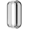 For Xiaomi Smart Band 8 Active Full Package TPU Electroplated Watch Protective Case(Silver)
