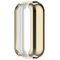 For Xiaomi Smart Band 8 Active Full Package TPU Electroplated Watch Protective Case(Light Gold)