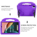 For Samsung Galaxy Tab A9+ 10.95 2023 Thumb Bracket EVA Shockproof Tablet Case(Purple)