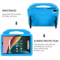 For Samsung Galaxy Tab S9 FE 11.0 2023 Thumb Bracket EVA Shockproof Tablet Case(Blue)