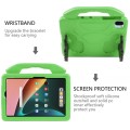 For Samsung Galaxy Tab S9 FE 11.0 2023 Thumb Bracket EVA Shockproof Tablet Case(Green)