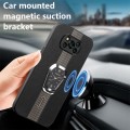 For Xiaomi Poco X3 / X3 Pro Magnetic Litchi Leather Back Phone Case with Holder(Black)