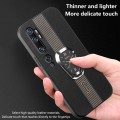 For Xiaomi Mi CC9 Pro Magnetic Litchi Leather Back Phone Case with Holder(Black)