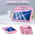 For Honor Pad X9 Handle Kickstand Children EVA Shockproof Tablet Case(Pink)