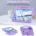 For Honor X8 Pro 11.5 Handle Kickstand Children EVA Shockproof Tablet Case(Light Purple)