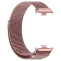 For Redmi Watch 4 Milan Magnetic Steel Mesh Watch Band(Pink)