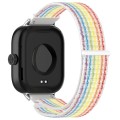 For Redmi Watch 4 Nylon Loop Metal Connector Watch Band(Colorful)