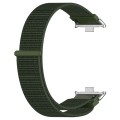 For Xiaomi Mi Band 8 Pro Nylon Loop Metal Connector Watch Band(Army Green)