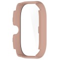 For Redmi Watch 4 PC + Tempered Film Integrated Watch Case(Pink)