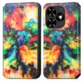 For Tecno Spark Go 2024 CaseNeo Colorful Magnetic Leather Phone Case(Colorful Cloud)