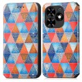 For Tecno Spark Go 2024 CaseNeo Colorful Magnetic Leather Phone Case(Rhombus Mandala)