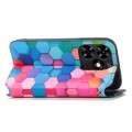 For Tecno Spark Go 2024 CaseNeo Colorful Magnetic Leather Phone Case(Colorful Cube)