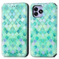 For UMIDIGI G5 CaseNeo Colorful Magnetic Leather Phone Case(Emeralds)