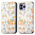 For UMIDIGI G5 CaseNeo Colorful Magnetic Leather Phone Case(Rhombus)