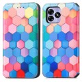 For UMIDIGI G5 CaseNeo Colorful Magnetic Leather Phone Case(Colorful Cube)