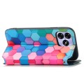 For UMIDIGI G5 CaseNeo Colorful Magnetic Leather Phone Case(Colorful Cube)