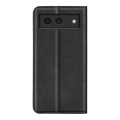 For Google Pixel 8a Retro-skin  Magnetic Suction Leather Phone Case(Black)